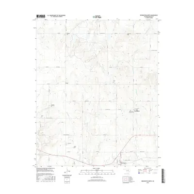 2016 Map of Bennington North, 2016 Print