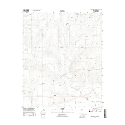 2016 Map of Bennington South, 2016 Print