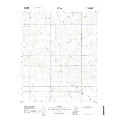 2018 Map of Bennington South, 2018 Print