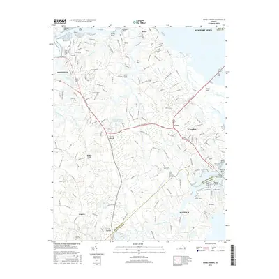 2016 Map of Benns Church, 2016 Print