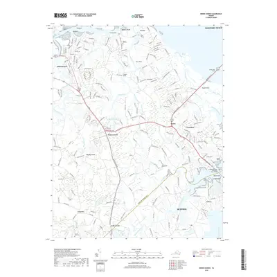 2019 Map of Benns Church, 2019 Print
