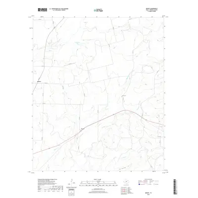 2019 Map of Benoit, 2019 Print