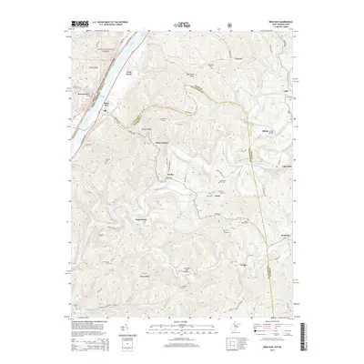 2014 Map of Bens Run, 2014 Print