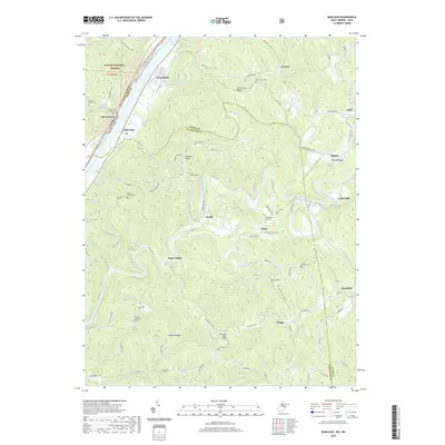 2019 Map of Bens Run, 2019 Print