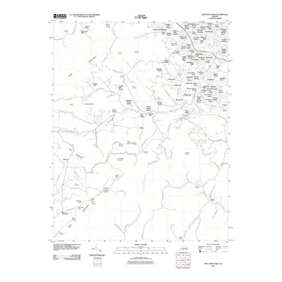 2010 Map of Bent Mountain, 2010 Print