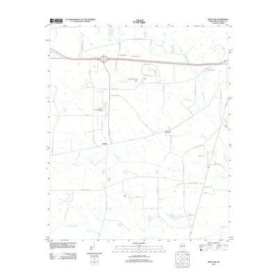 2012 Map of Bent Oak, 2012 Print