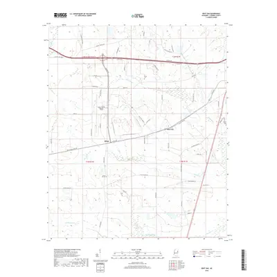 2018 Map of Bent Oak, 2018 Print
