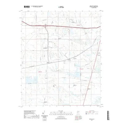 2020 Map of Bent Oak, 2020 Print
