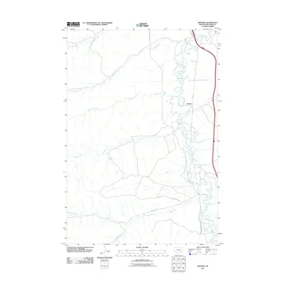 2011 Map of Benteen, 2011 Print