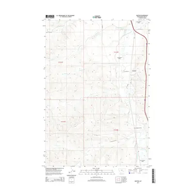 2014 Map of Benteen, 2014 Print