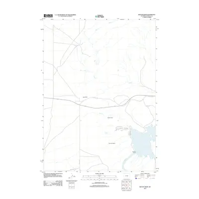 2012 Map of Benton Basin, 2012 Print