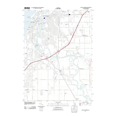 2011 Map of Benton Harbor, 2011 Print