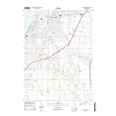 2014 Map of Benton Harbor, 2014 Print