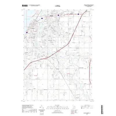 2019 Map of Benton Harbor, 2019 Print