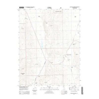 2015 Map of Benton Hot Springs, 2015 Print