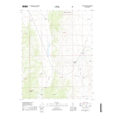 2018 Map of Benton Hot Springs, 2018 Print