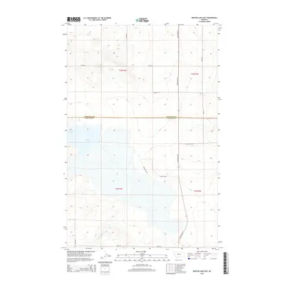 2014 Map of Benton Lake East, 2014 Print