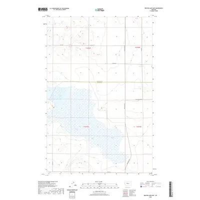2020 Map of Benton Lake East, 2020 Print