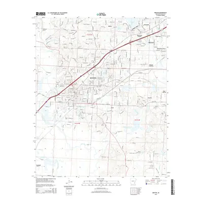 2014 Map of Benton, 2014 Print