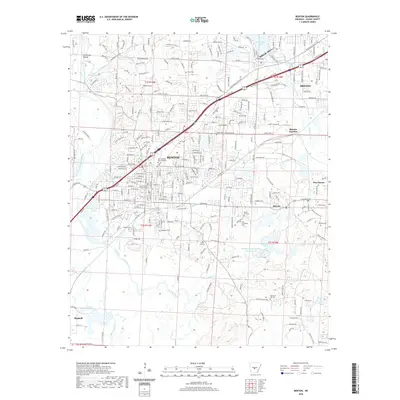 2020 Map of Benton, 2020 Print