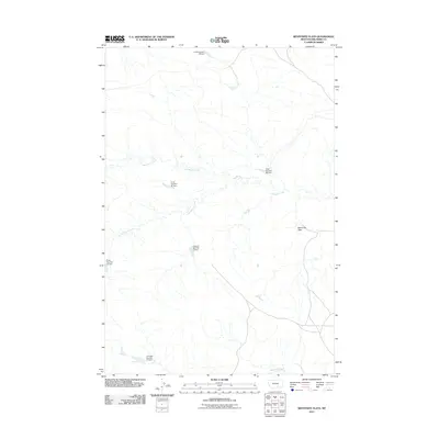 2011 Map of Bentonite Flats, 2011 Print