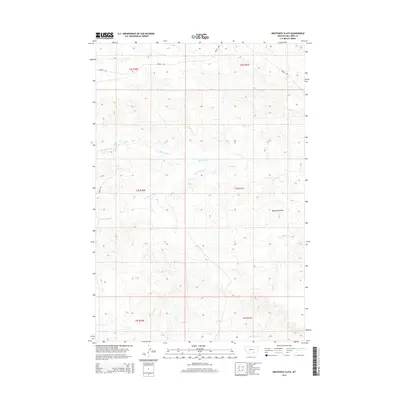 2014 Map of Bentonite Flats, 2014 Print