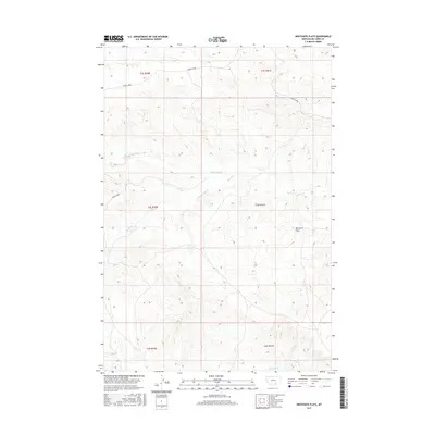 2017 Map of Bentonite Flats, 2017 Print
