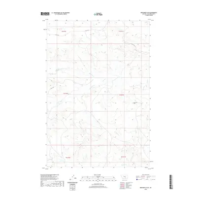 2020 Map of Bentonite Flats, 2020 Print