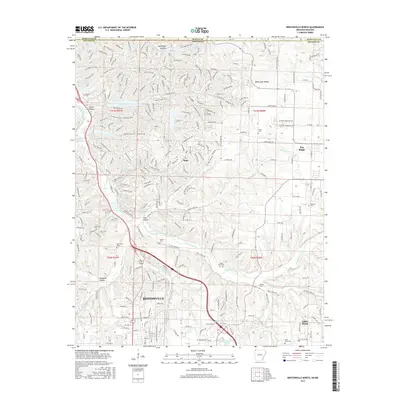 2017 Map of Bentonville North, 2017 Print