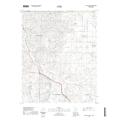 2020 Map of Bentonville North, 2020 Print