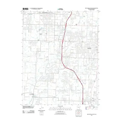 2011 Map of Bentonville South, 2011 Print