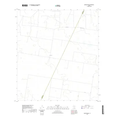 2019 Map of Bentsen Ranch, 2019 Print