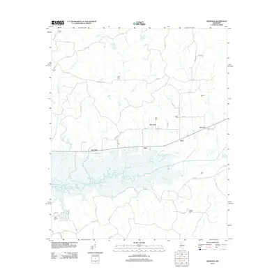 2012 Map of Benwood, 2012 Print