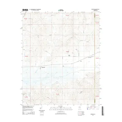 2015 Map of Benwood, 2015 Print