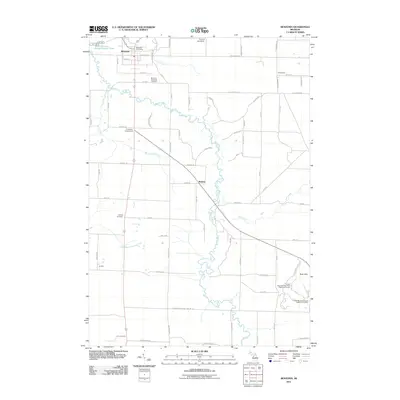 2011 Map of Benzonia, 2011 Print