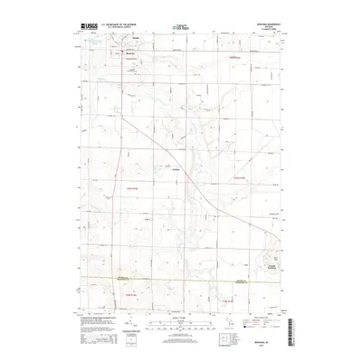 2014 Map of Benzonia, 2014 Print