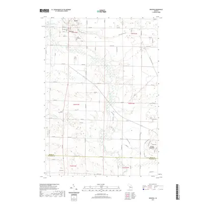 2019 Map of Benzonia, 2019 Print