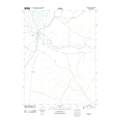 2012 Map of Beowawe, 2012 Print