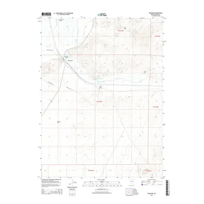 2014 Map of Beowawe, 2014 Print