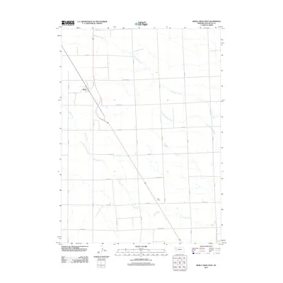 2011 Map of Berea Creek West, 2011 Print