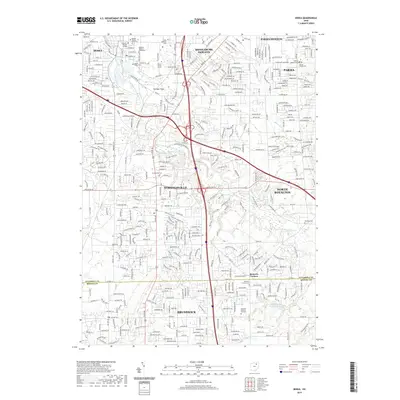 2019 Map of Berea, 2019 Print