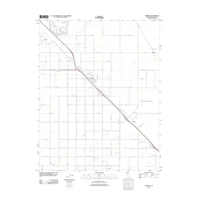 2012 Map of Berenda, 2012 Print