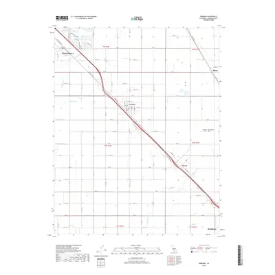 2018 Map of Berenda, 2018 Print