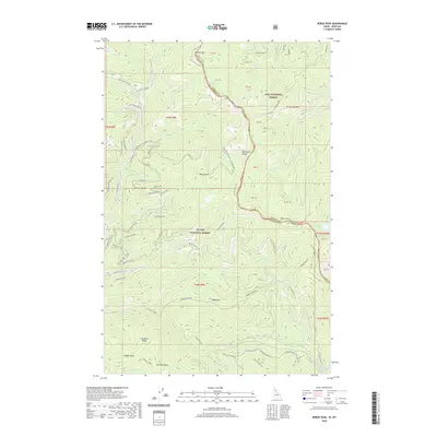 2020 Map of Berge Peak, 2020 Print