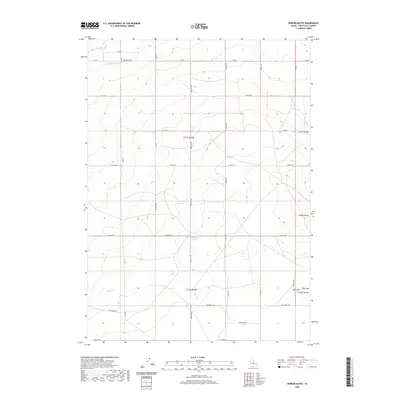 2020 Map of Berger Butte, 2020 Print