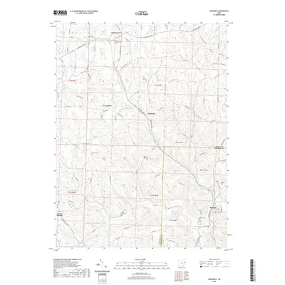 2019 Map of Bergholz, 2019 Print