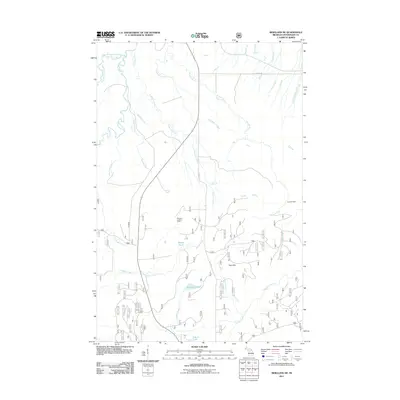2011 Map of Bergland NE, 2011 Print