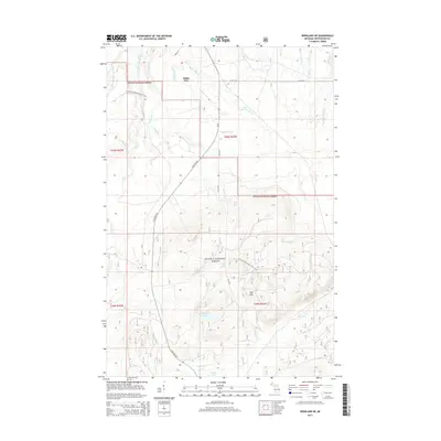 2014 Map of Bergland NE, 2014 Print