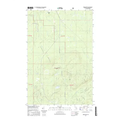 2017 Map of Bergland NE, 2017 Print