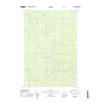 2019 Map of Bergland NE, 2019 Print